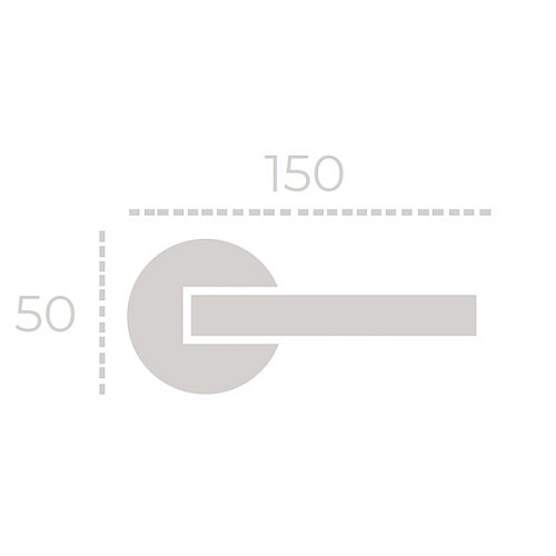 Ручки на розетте FADEX Siena Ceramic V L01 латунь полированная/черная керамика - Фото №3