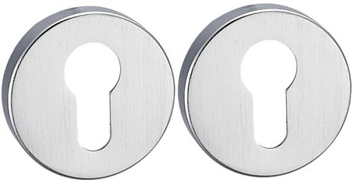 Накладки на серцевину MVM E4 MOC матовий старий хром - Фото №2