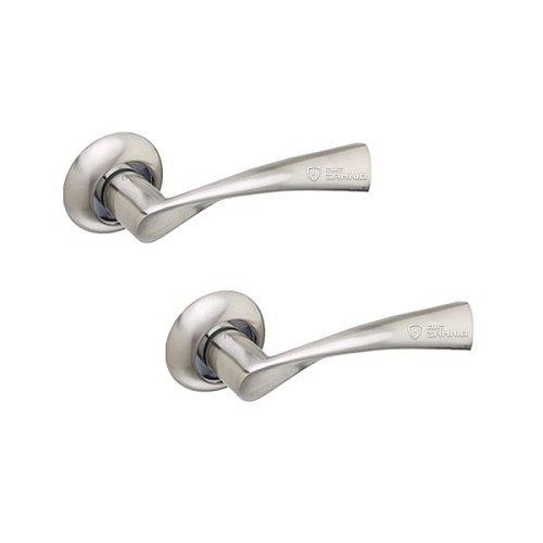 Ручки на розеті GAVROCHE Cuprum AL-A5 SN/CP нікель/хром - Фото №1