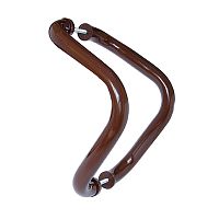 Ручки скоби офісні ОКТАВА ПЛАСТ Трикутні 300мм (комплект) коричневий