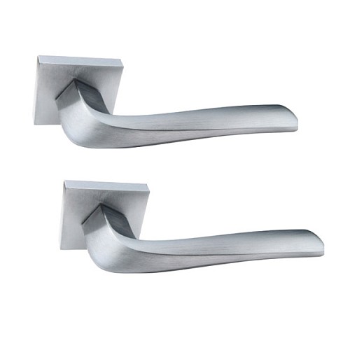 Ручки на розетте FORME Minerva 278Q C02 хром матовый - Фото №1