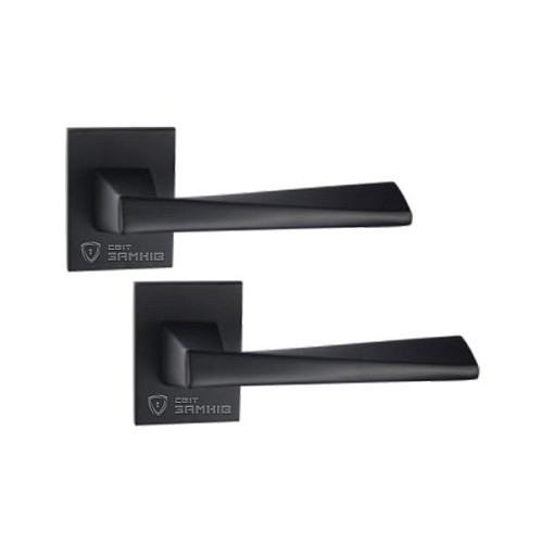 Ручки на розеті YALIS 270 (BJ79-ES79) SB матовий чорний - Фото №1