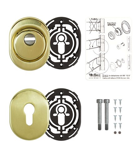 Протектор DISEC SFERIK BDS16 25мм латунь полірована - Фото №3