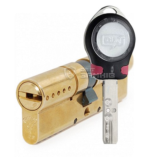 Цилиндр MUL-T-LOCK MTL600/Interactive+ CLIQ 91 (38i*53) латунь - Фото №1