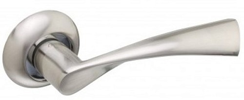 Ручки на розеті KEDR R07.023-AL SN/CP сатин/хром - Фото №2