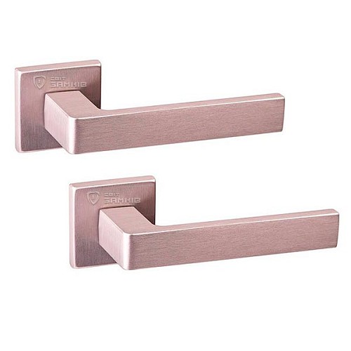 Ручки на розетте DND by MARTINELLI Quattro-Z 02 ZNS матовый никель - Фото №1