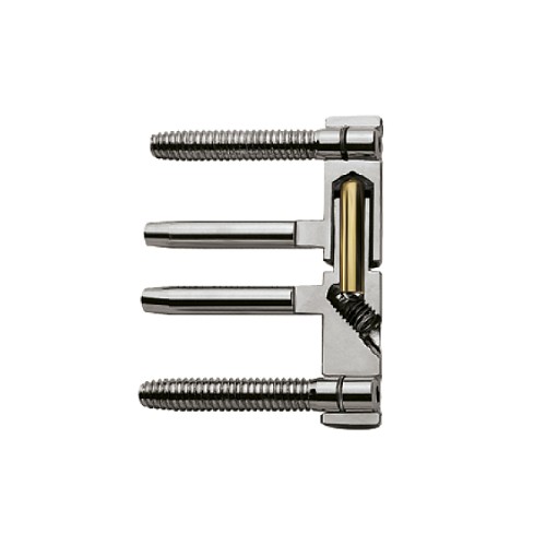 Завіс AGB 3D D-16 мм штиревий срібло - Фото №3