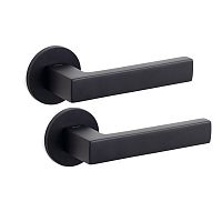 Ручки на розеті OLIVARI Planet B NP чорний матовий