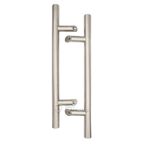 Ручка скоба PROFIT Manyas 1750/1400.45 (комплект) труба 30 нержавеющая сталь матовая - Фото №1