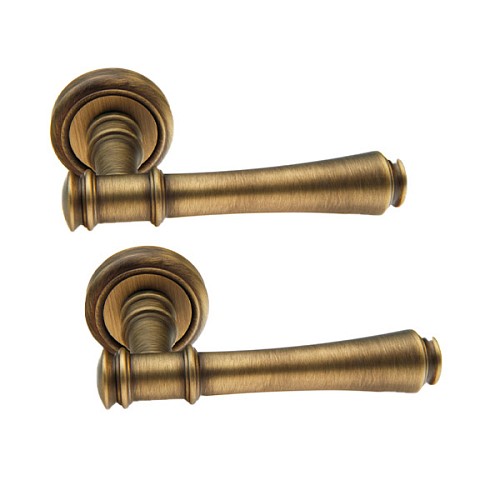 Ручки на розетте FADEX Tako 245V B02 бронза матовая - Фото №1