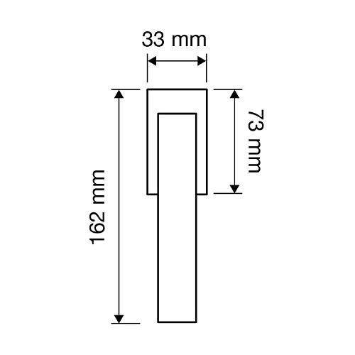 Ручка віконна LINEA CALI Stream хром матовий - Фото №2