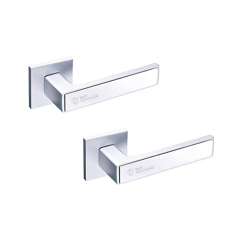 Ручки на розетте GAVROCHE Nikel Ni-Z25 MSCB/CP итальянский сатин/хром - Фото №1