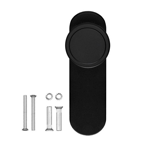 Ручка антипаника на планке ISEO 032425 фиксированная черная глухая - Фото №4