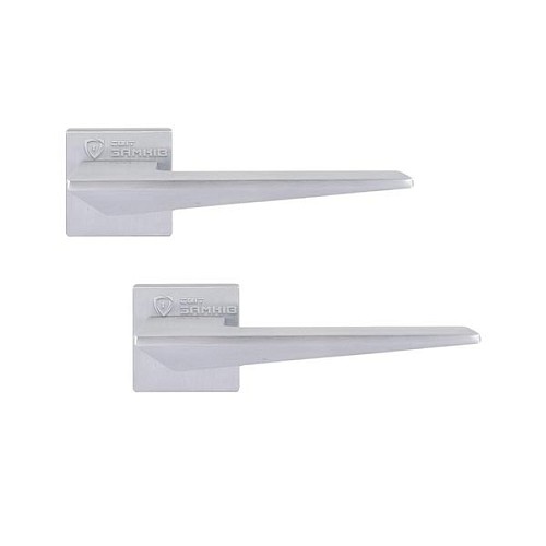 Ручки на розеті RDA Prizma (WC49-RY49) зістарений матовий хром - Фото №1