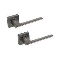 Ручки на розеті GAVROCHE Wolframium W-Z3 MBN графіт