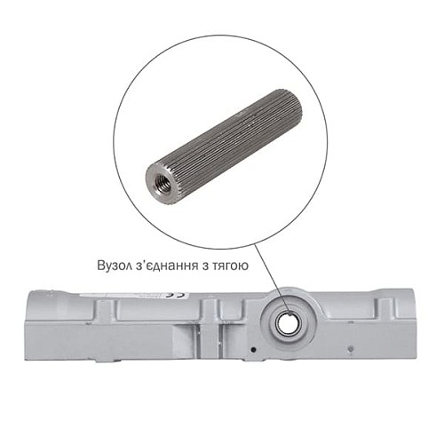 Дотягувач ABLOY DC330 CAM BC EN1-4 без тяги  до 80кг FIRE Сірий - Фото №6