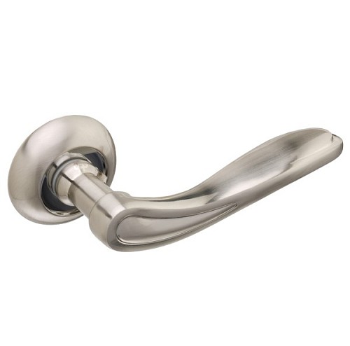 Ручки на розеті GAVROCHE Prometium AL-A5 SN/CP нікель/хром - Фото №1