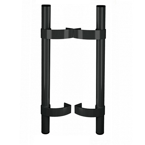 Ручки скобы офисные ОКТАВА ПЛАСТ Прямые 1000мм (комплект) черный