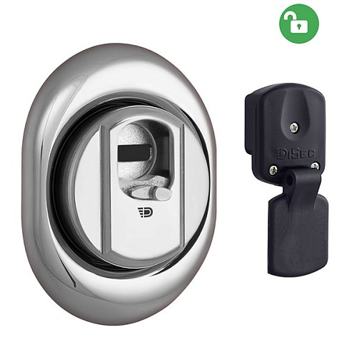 Протектор магнітний DISEC 4GN2MB 25 мм хром полірований - Фото №1