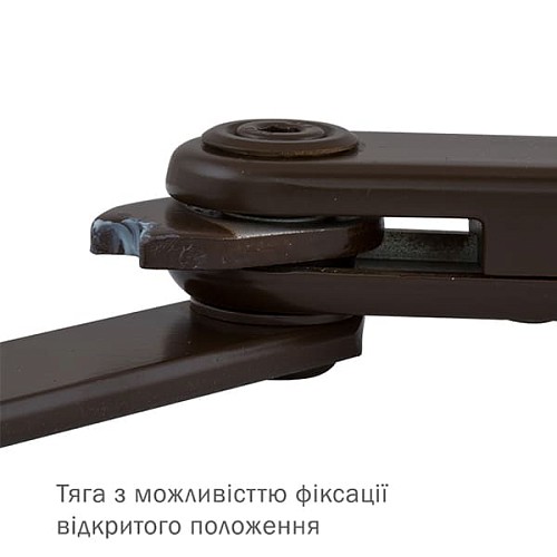 Тяга ABLOY DC191 стандартная с фиксацией Коричневый - Фото №6