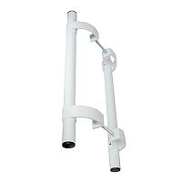 Ручки скобы офисные ОКТАВА ПЛАСТ Прямые 1500мм (комплект) белый 