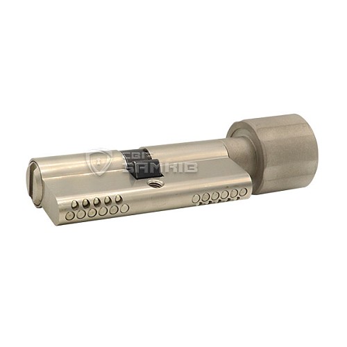 Цилиндр ABUS Bravus 4000 Compact 85T (45*40T) никель сатин - Фото №2