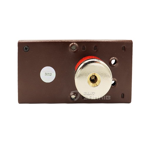 Замок накладной GERDA TYTAN ZE 1 GT 8 (BS55мм) коричневый 4 ключа - Фото №4