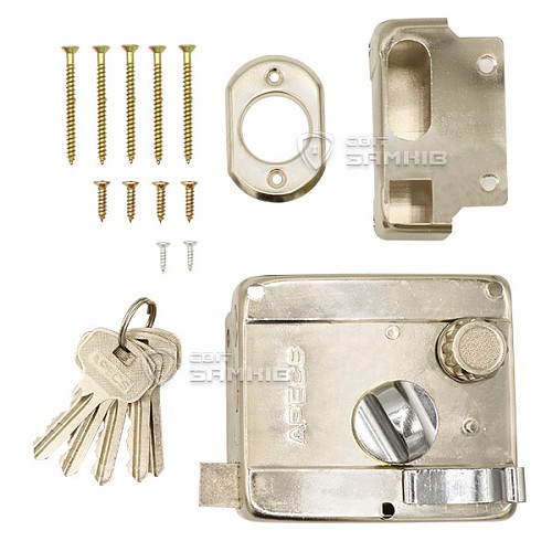 Замок накладной APECS 0556 C-S (BS50мм) 5 ключей - Фото №5