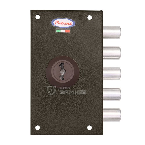 Замок накладной POTENT 1705 (BS45мм) левый 3 ключа - Фото №2