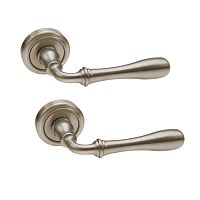 Ручки на розетте FADEX Beta 294V N02 никель матовый