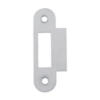 Зворотня планка AGB Mediana Evolution з рівним відбійником матовий хром