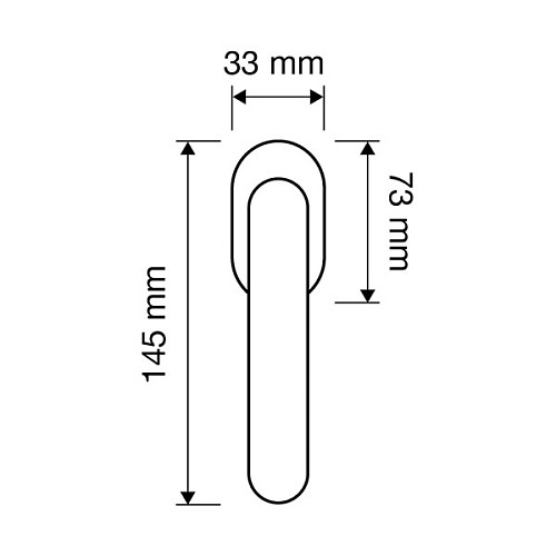 Ручка оконная LINEA CALI Libera старая бронза - Фото №2