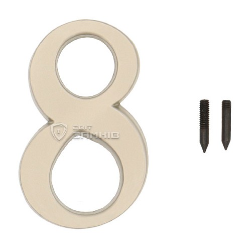 Цифра "8" NIK/SAT нікель-сатин - Фото №2