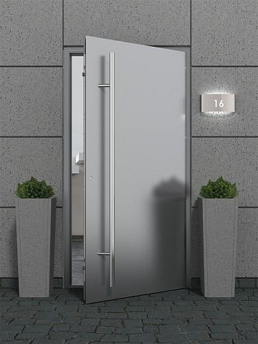 Ручки скобы WALA P45 1500/1300.45(комплект) труба 30 нержавеющая сталь М304 - Фото №4