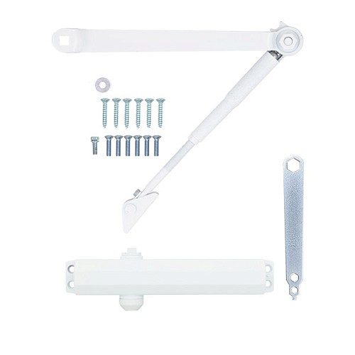 Дотягувач RYOBI DS-2005V BC STD HO з фіксацією до 100кг Блискучо білий - Фото №6