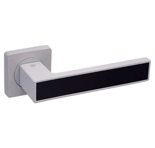 Ручки на розеті GAVROCHE Magnium AL-A1 WHITE/BLACK білий/чорний - Фото №2