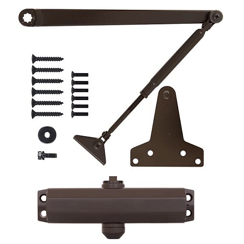 Доводчик RYOBI 8803 UNIV до 65кг FIRE Коричневый - Фото №7