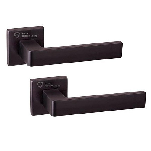 Ручки на розеті DND by MARTINELLI Quattro-Z 02 ZNE чорний - Фото №1