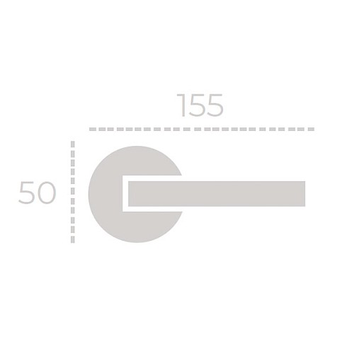 Ручки на розеті FADEX Denver 424V N10 античне залізо - Фото №3