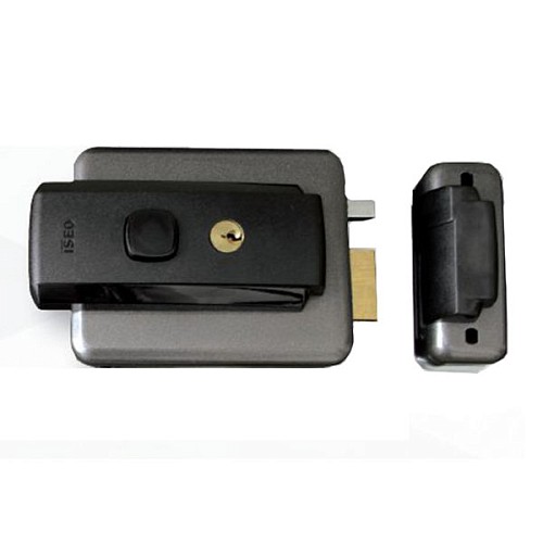 Электромеханический замок ISEO 52N115 накладной (BS50/60/70/80мм) открывание внутрь - Фото №4