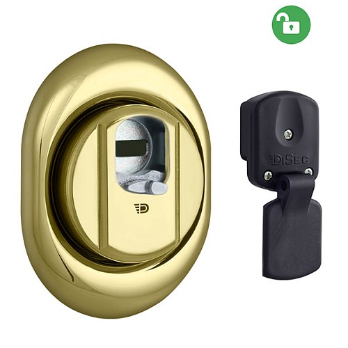 Протектор магнітний DISEC 4GN2MB 25 мм латунь PVD - Фото №1