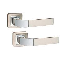 Ручки на розетте PUNTO Orion (QR) SN/CP матовый никель/хром