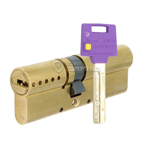 Циліндр MUL-T-LOCK MTL400/ClassicPRO 90 (35*55) латунь - Фото №1