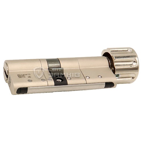 Цилиндр KESO 8000 85T (35*50T) никель сатин 3 ключа - Фото №3