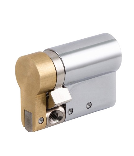 Цилиндр половинка ABLOY Protec2 41,5 (30*10,5) хром полированный 3 ключа - Фото №3