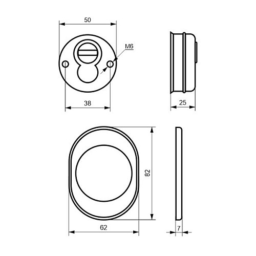 Протектор AZZI FAUSTO F23 Antitubo SB 25 мм нікель сатин - Фото №5