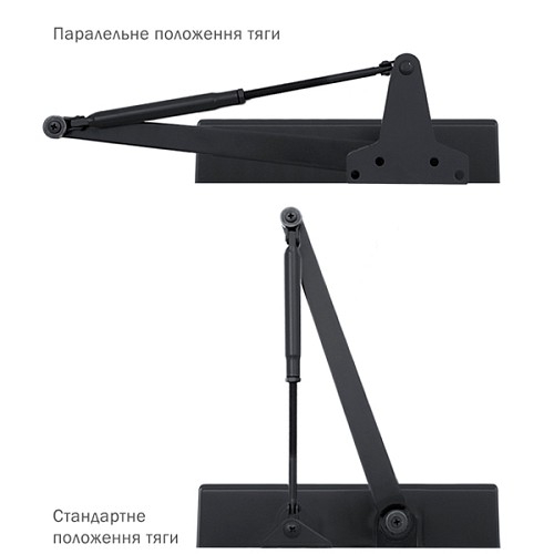 Доводчик RYOBI D-2055V BC UNIV до 100кг FIRE Черный - Фото №4