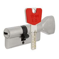 Циліндр TITAN K55 75T (40*35T) нікель сатин