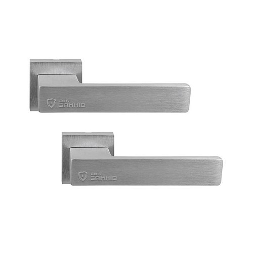 Ручки на розеті FIMET Prima 132C (201) F05 матовий хром - Фото №1