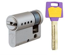 Циліндр половинка MUL-T-LOCK MTL400/ClassicPRO 42,5 (33*9,5) нікель сатин 3 ключа